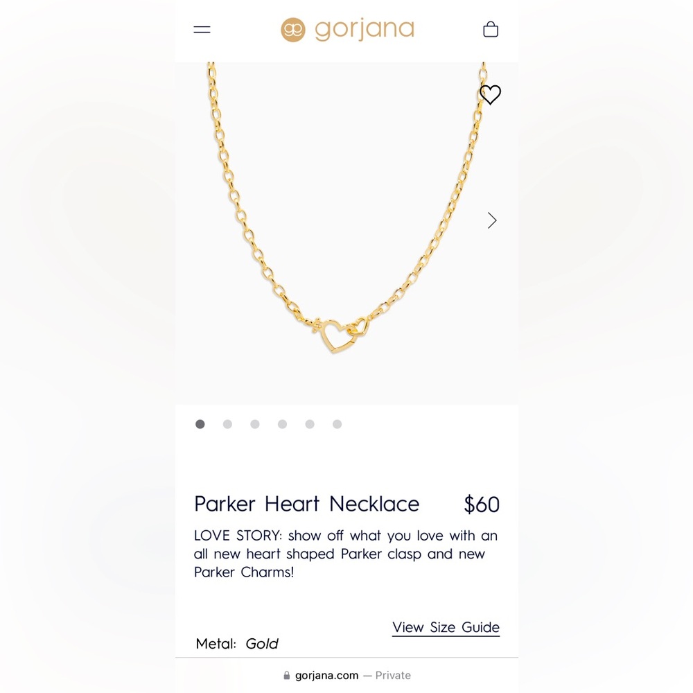 Gorjana 18k gold necklace - like new only worn a few times. Great for layering!